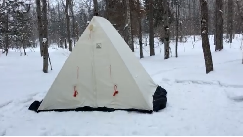 Winter Camp in Hokkaido, Japan