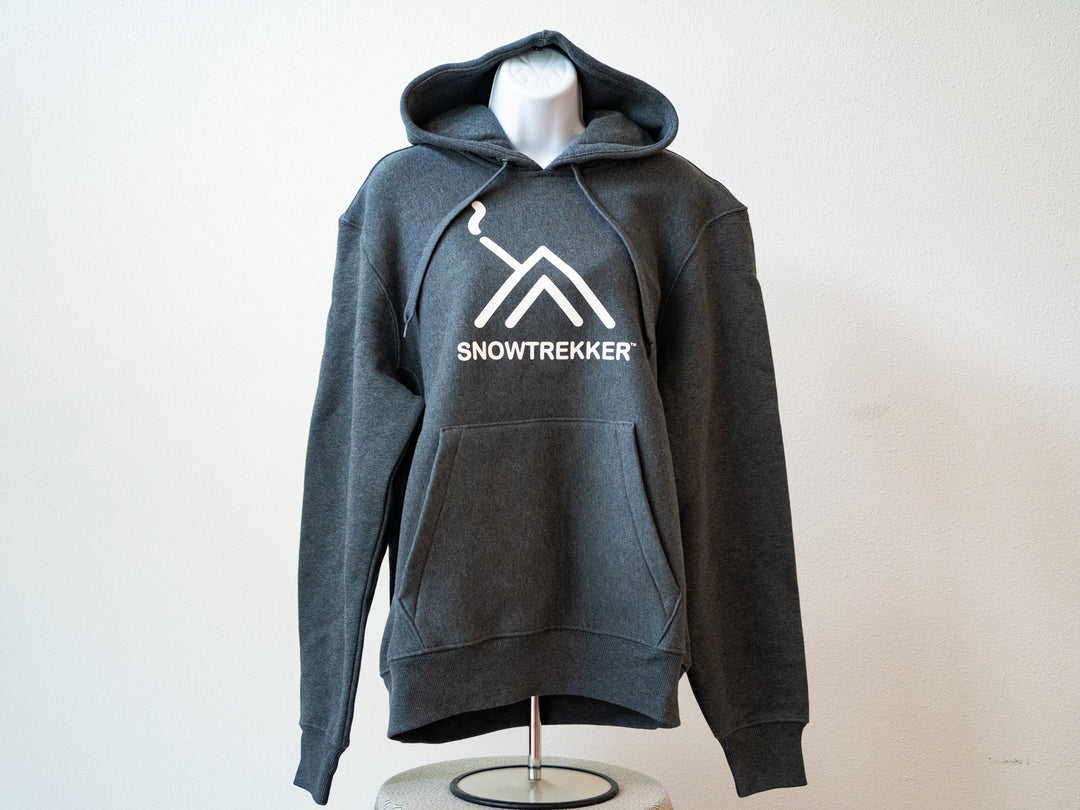 Snowtrekker Graphite Color Logo hooded Sweatshirt