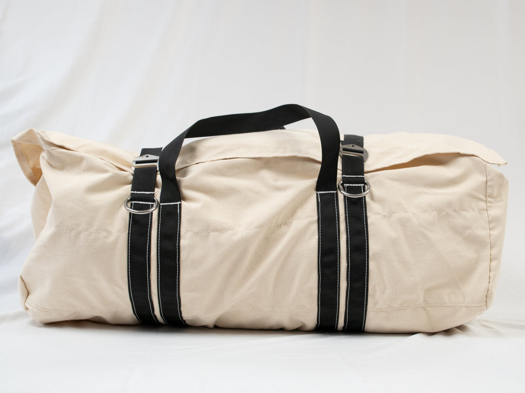 large canvas tent bags Snowtrekker Deluxe Tent Duffle Bag – Snowtrekker Tents