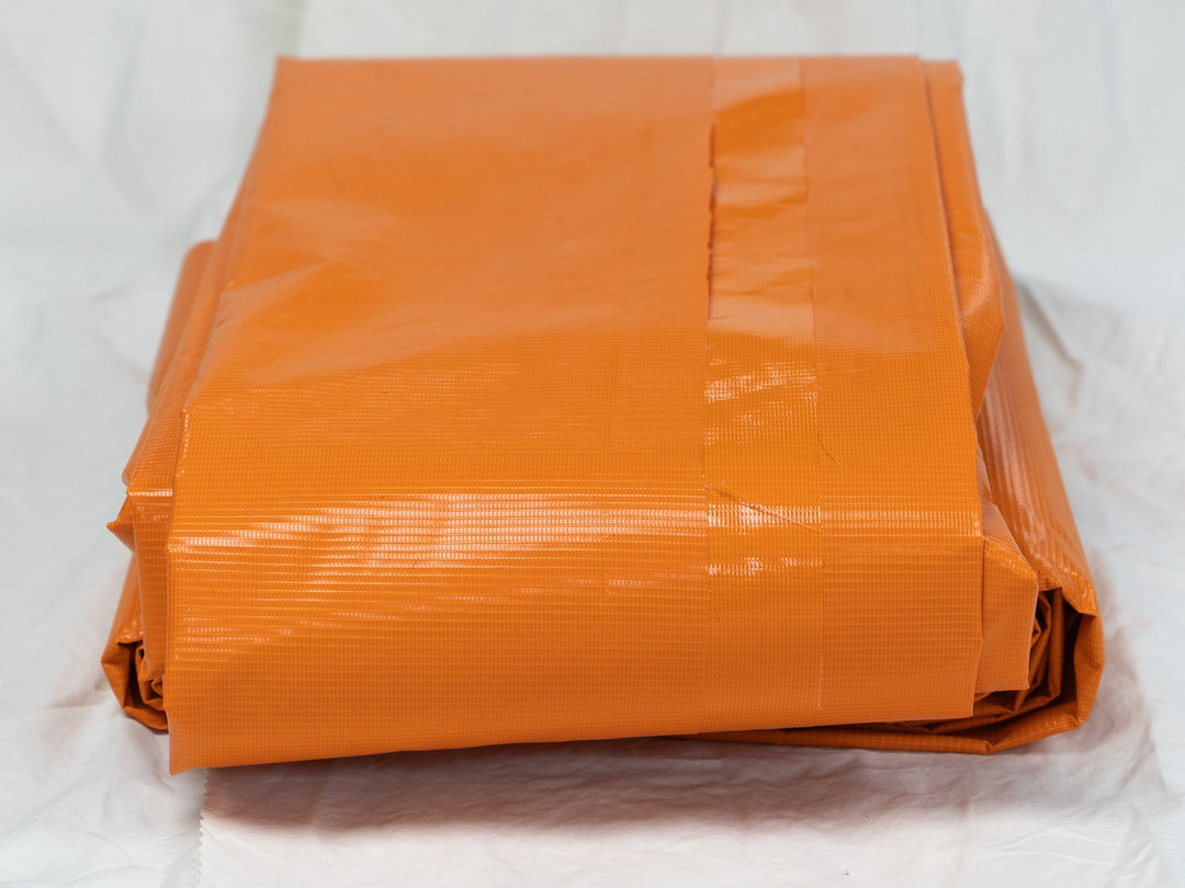 Orange ground tarp