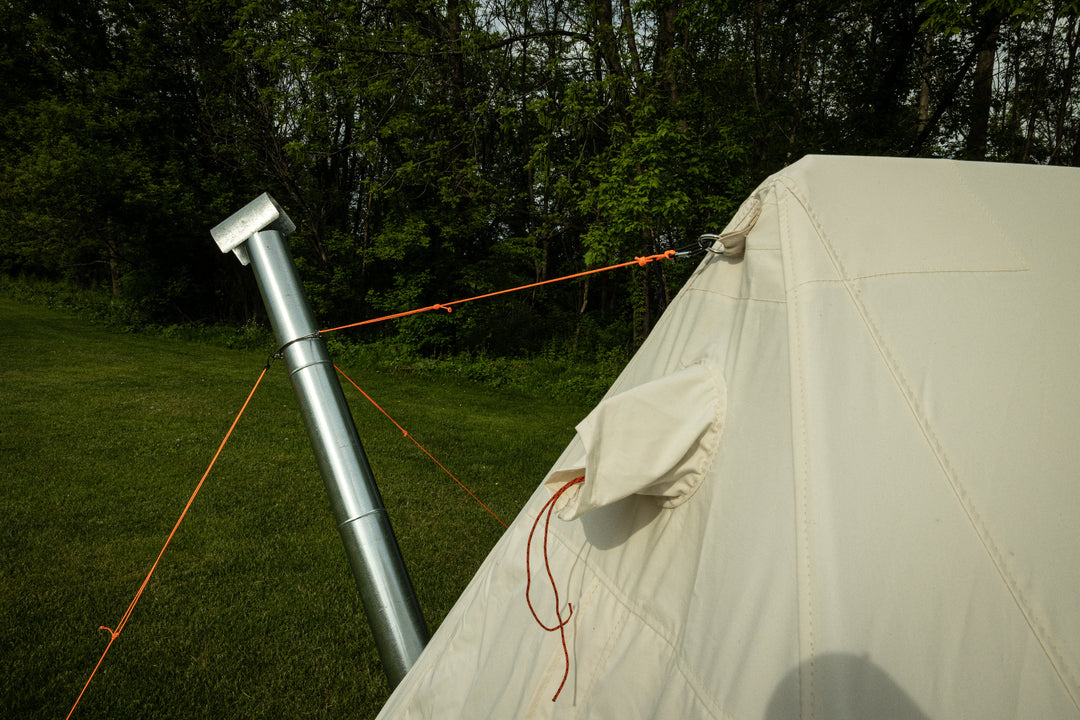 tent supports Wood Stove Pipe Support – Snowtrekker Tents