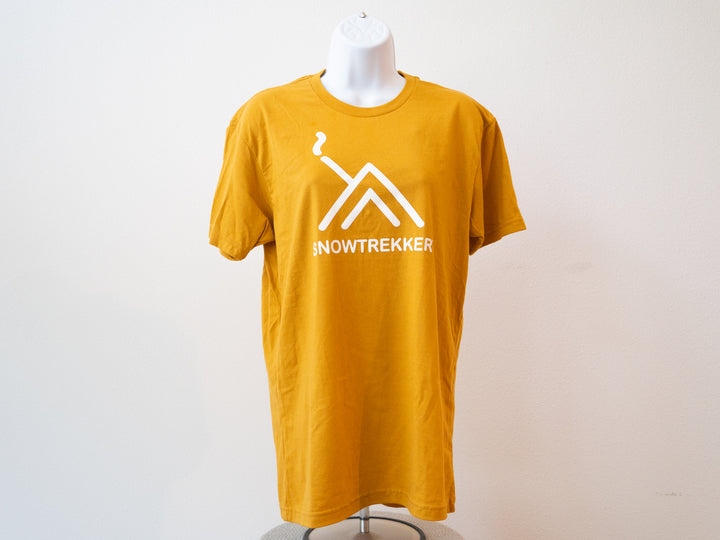 Old Gold Snowtrekker Logo T Shirt