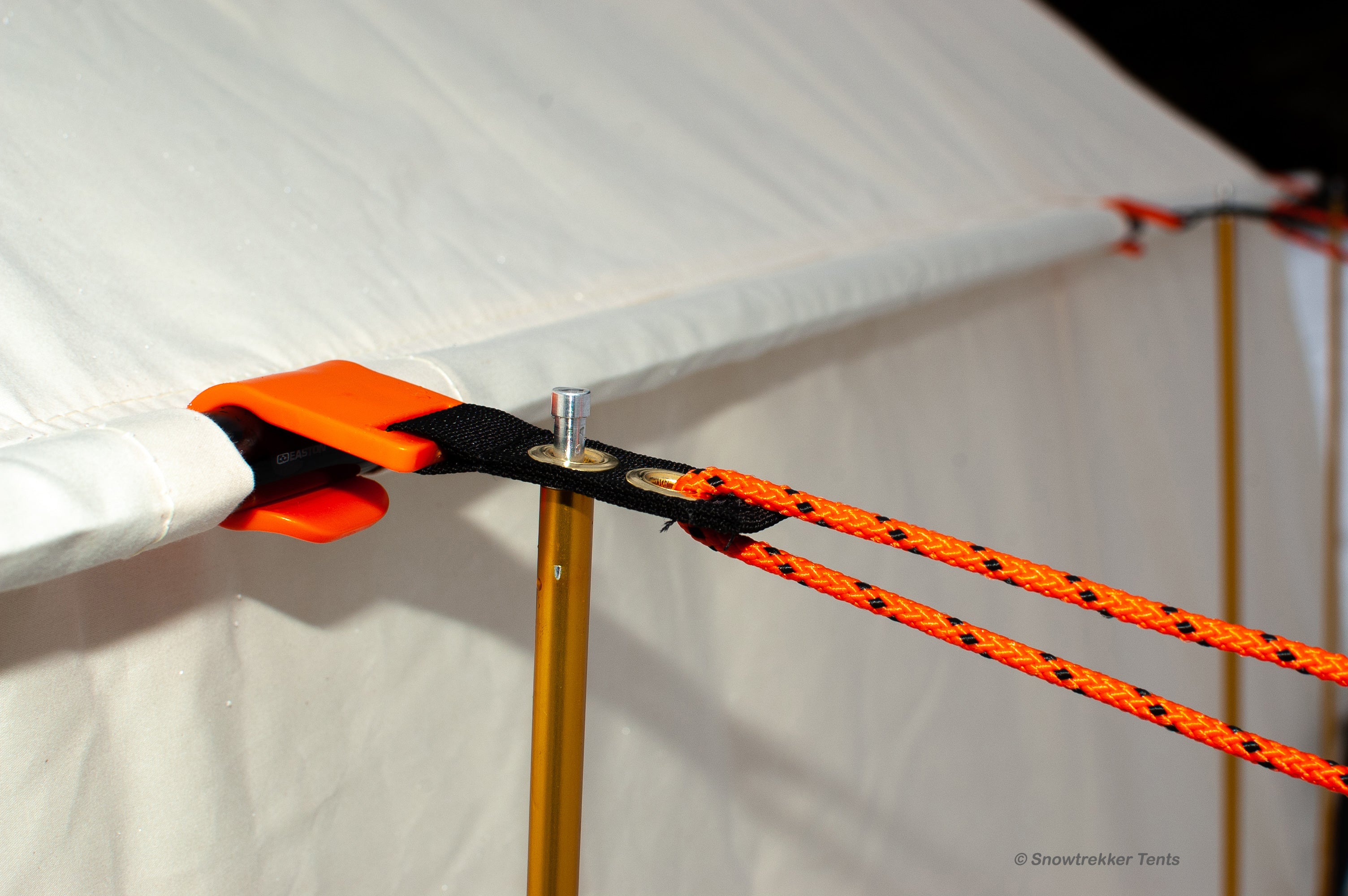 glove friendly tent setup