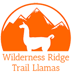 wilderness ridge trail llamas logo